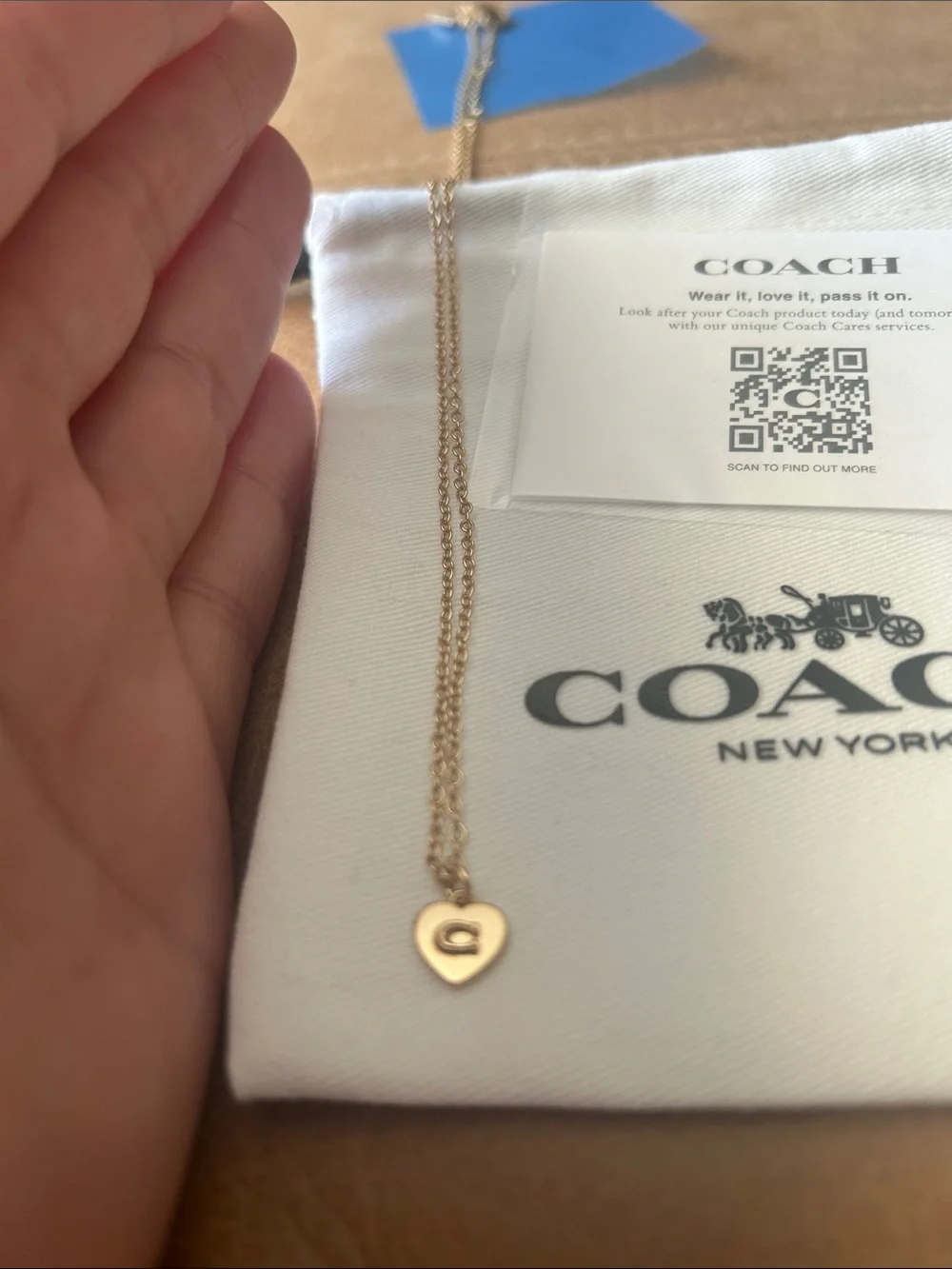 Coach delicate gold